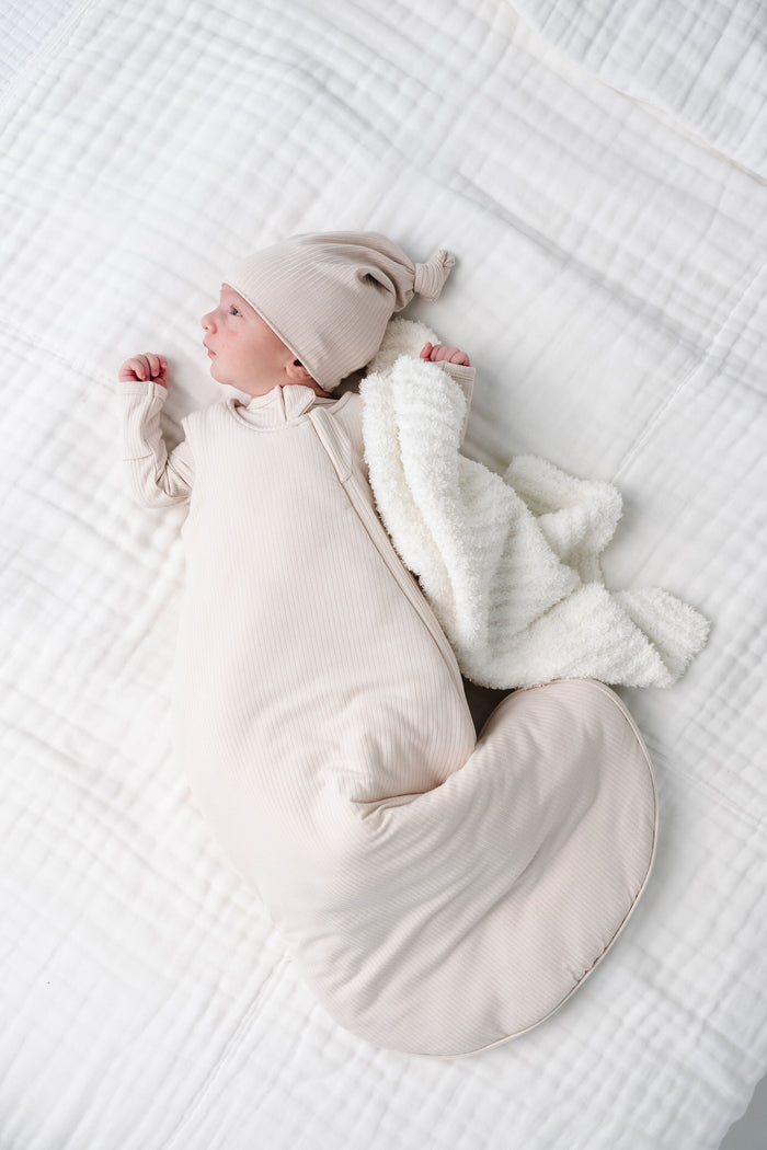 Chenille Blanket - White - Mini/Lovey