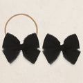Chiffon Bow - Black