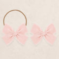 Chiffon Bow - Blush