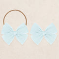Chiffon Bow - French Blue