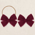 Chiffon Bow - Wine
