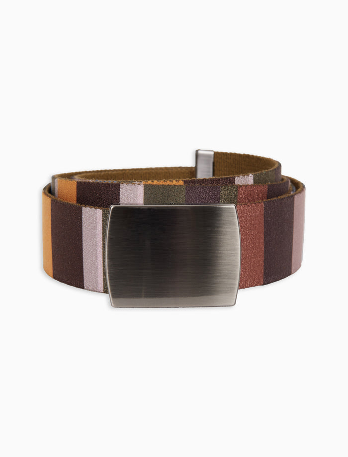 Cintura nastro elastica unisex righe multicolor grigio