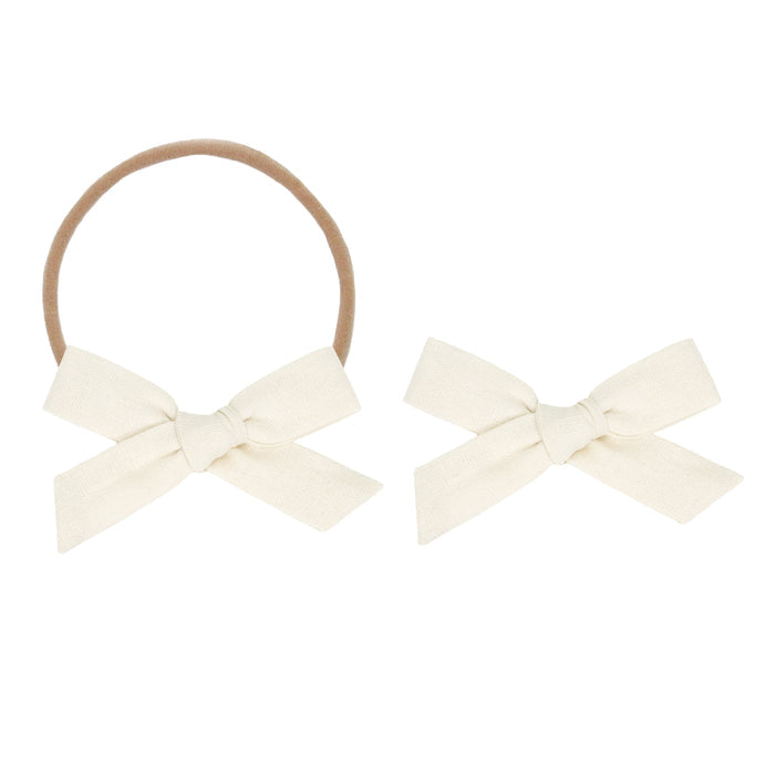 Classic Bow - Ivory Petite