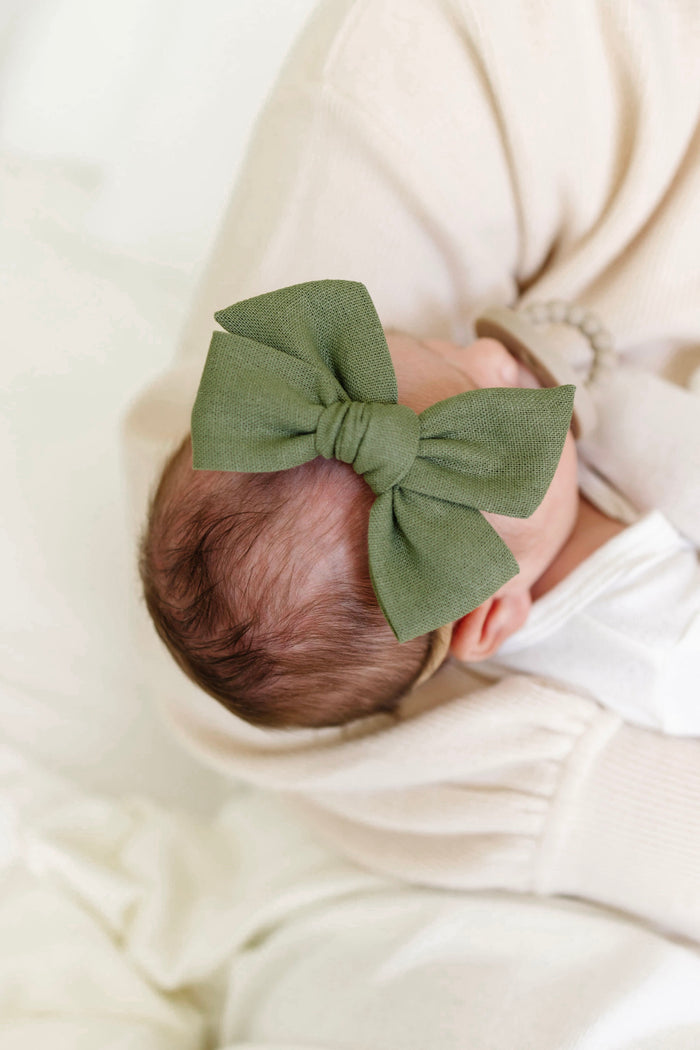 Classic Bow - Olive