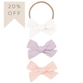 Classic Bow 3 Pack: Lavender