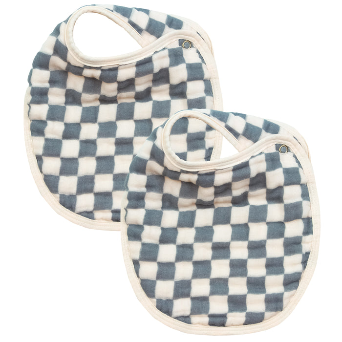 Cloud Muslin™ Bib 2 Pack - Miles/Cream