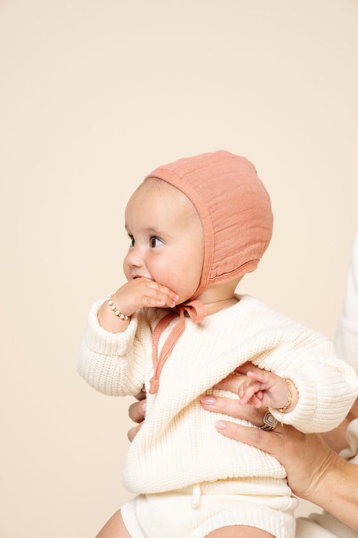 Cloud Muslin™ Bonnet - Rose