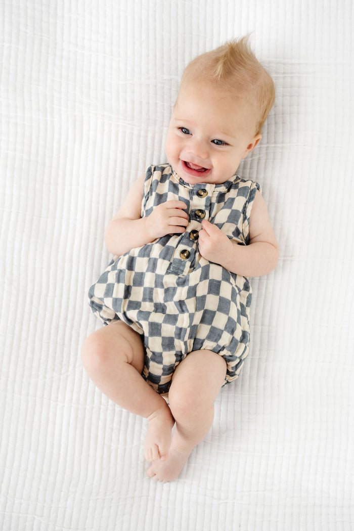 Cloud Muslin™ Bubble Romper - Miles - Size 2T Only