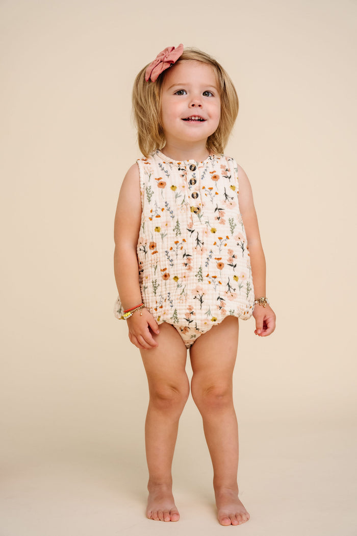 Cloud Muslin™ Bubble Romper - Rachel - Size 2T Only