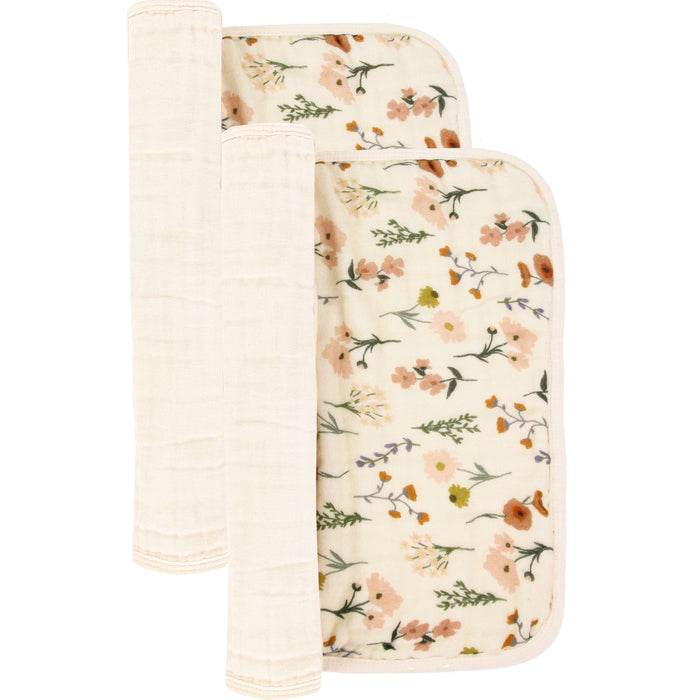 Cloud Muslin™ Burp Cloth 2 Pack - Rachel/Cream