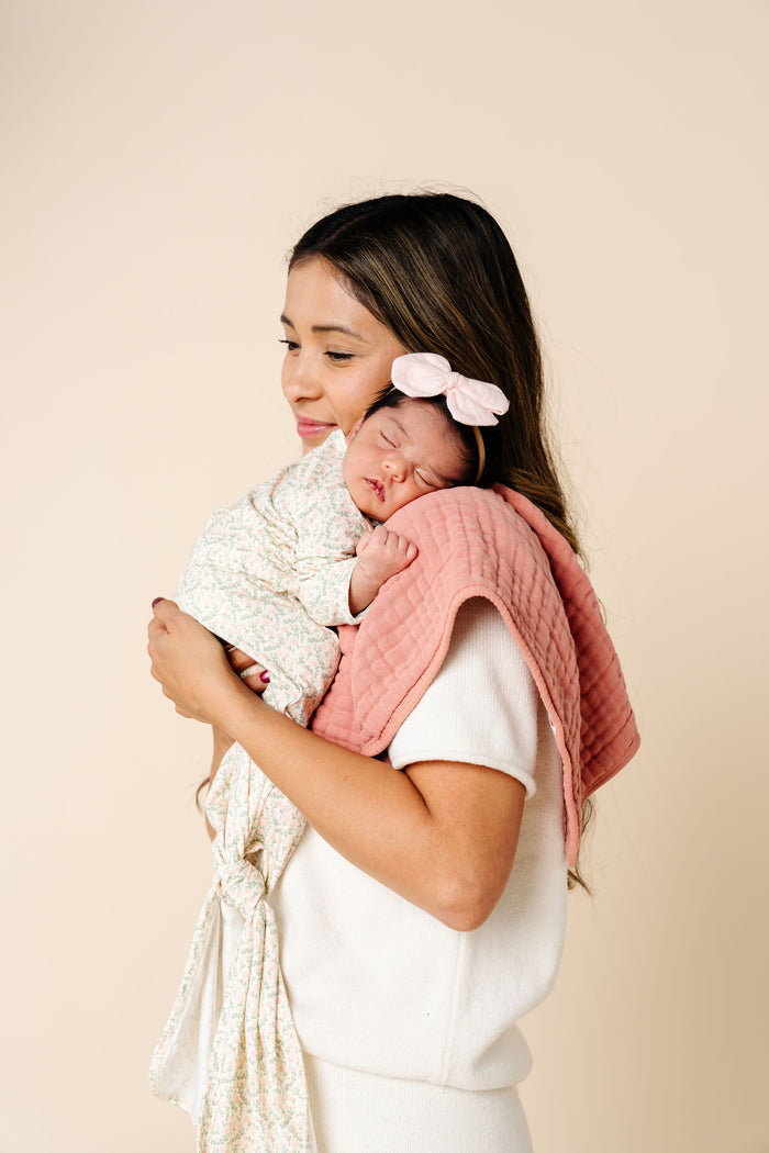 Cloud Muslin™ Burp Cloth 2 Pack - Rose