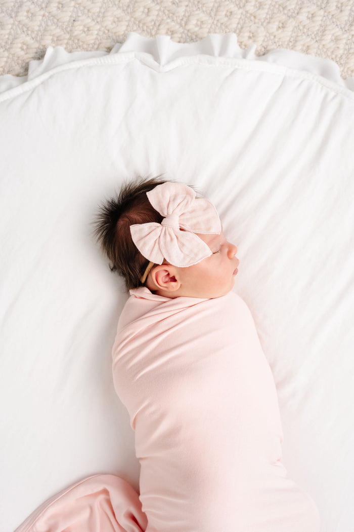 Cloud Muslin™ Heirloom Bow - Blush