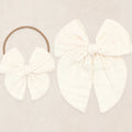 Cloud Muslin™ Heirloom Bow - Cream