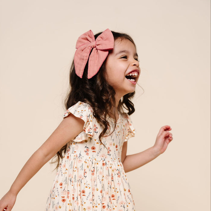 Cloud Muslin™ Heirloom Bow - Rose