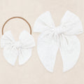 Cloud Muslin™ Heirloom Bow - White