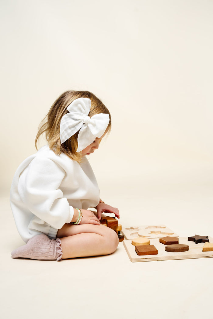 Cloud Muslin™ Heirloom Bow - White