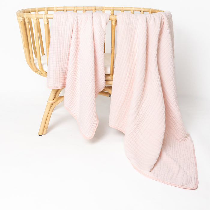 Cloud Muslin™ Quilt - Blush - Large Size Only
