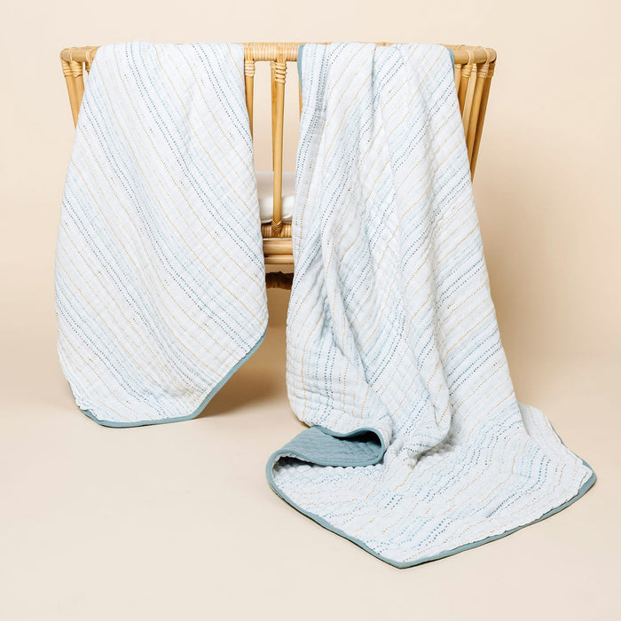 Cloud Muslin™ Quilt - Conrad/Steel