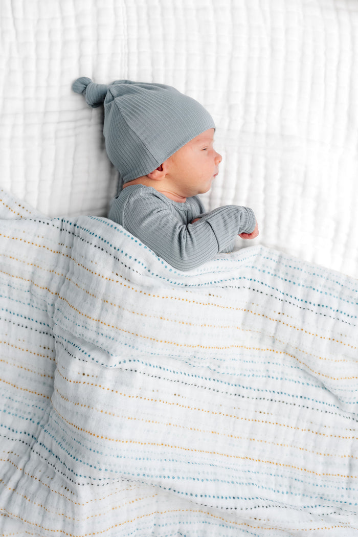 Cloud Muslin™ Quilt - Conrad/Steel