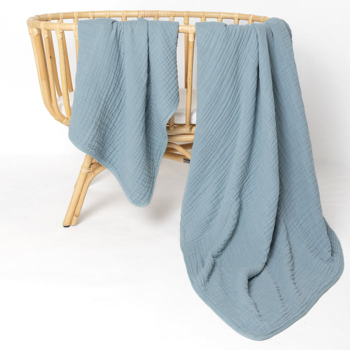 Cloud Muslin™ Quilt - Steel - Large Size Only
