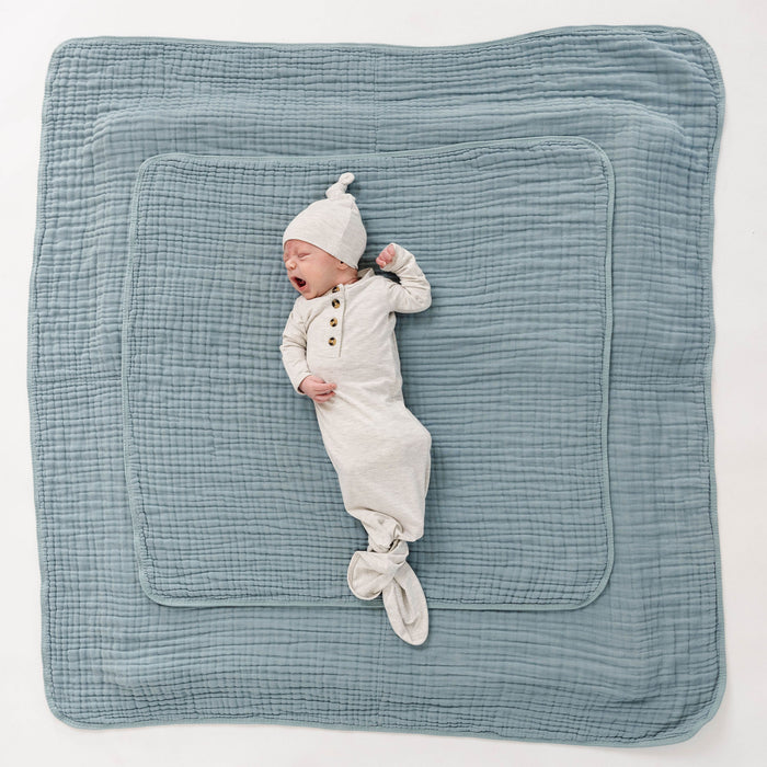 Cloud Muslin™ Quilt - Steel - Large Size Only