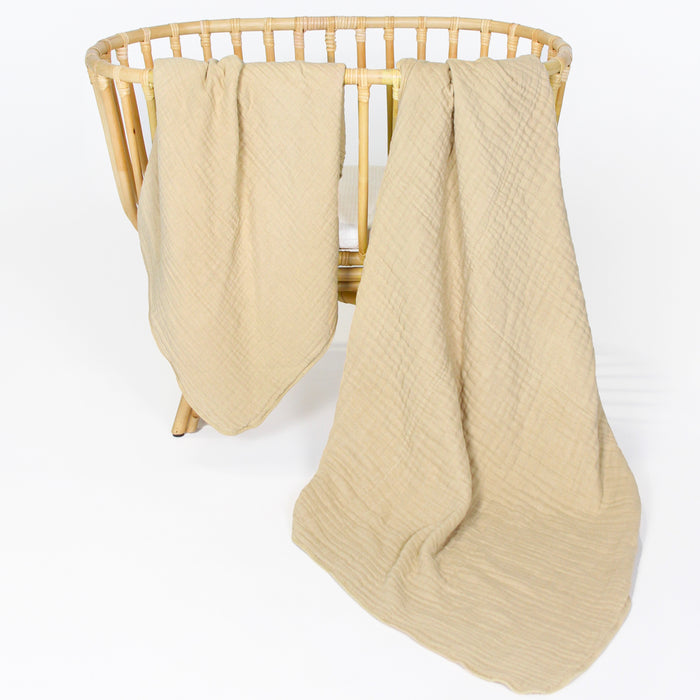 Cloud Muslin™ Quilt - Tan - Small Size Only