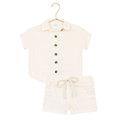 Cloud Muslin™ Shirt + Short Set - Cream