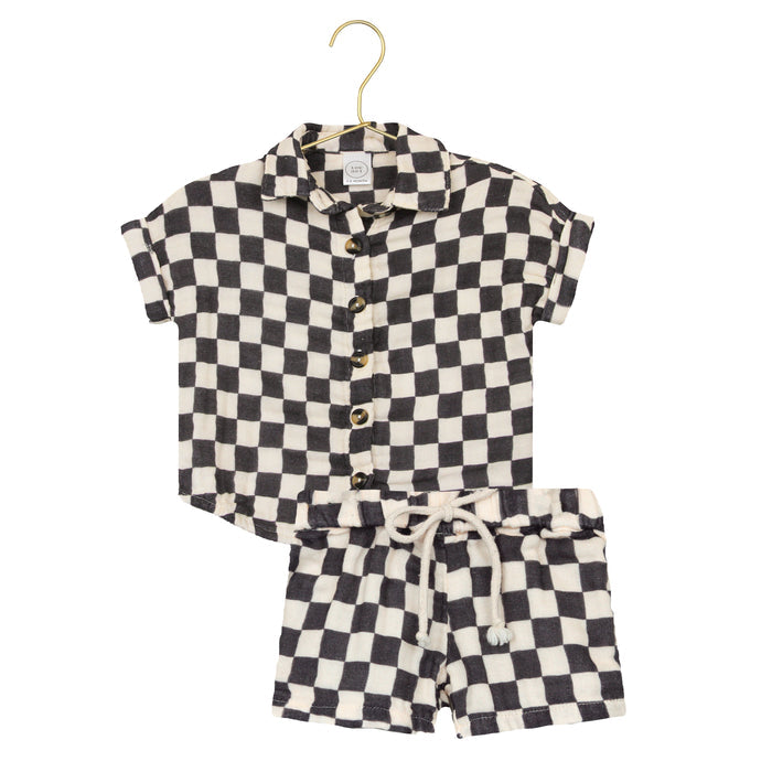 Cloud Muslin Shirt + Short Set