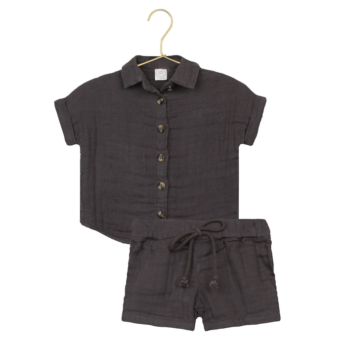 Cloud Muslin Shirt + Short Set