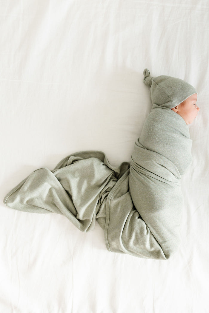 Collins Plush Knit Swaddle Blanket