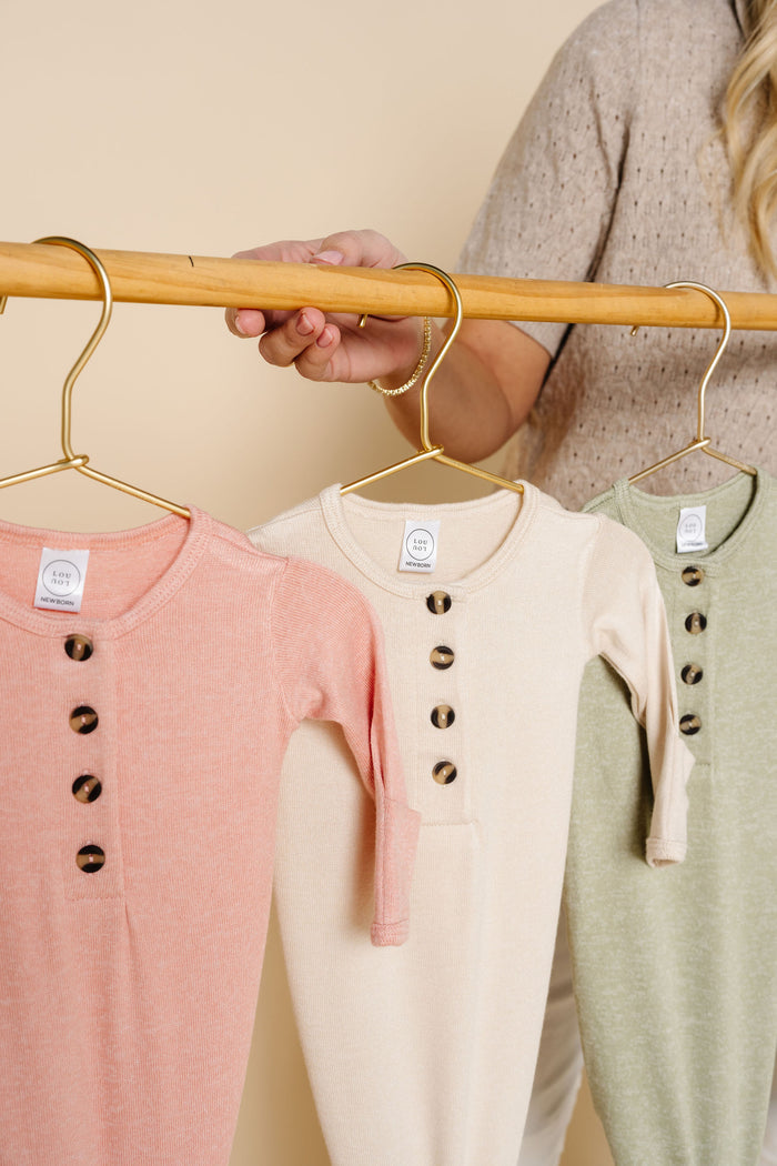 Collins Plush Knit Zipper Footies