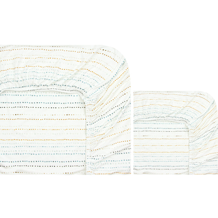Conrad Crib Sheet + Changing Pad Cover Pack