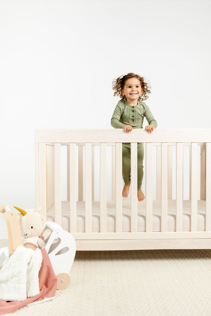 Cove Ribbed Crib Sheet