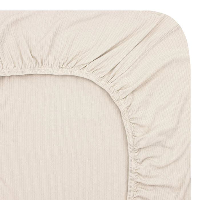 Cove Ribbed Crib Sheet