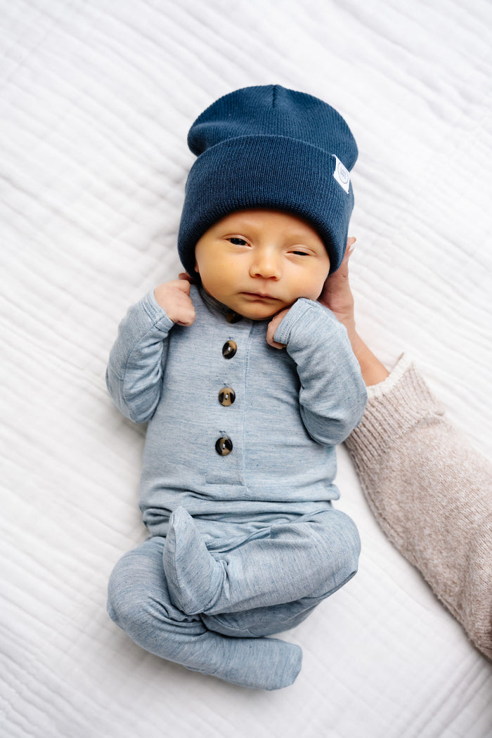 Crew Newborn Hat Bundle (Top + Bottom)
