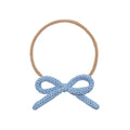 Crochet Bow - Bluebell