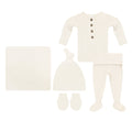 Dakota Plush Knit Newborn Hat Bundle (Top + Bottom)