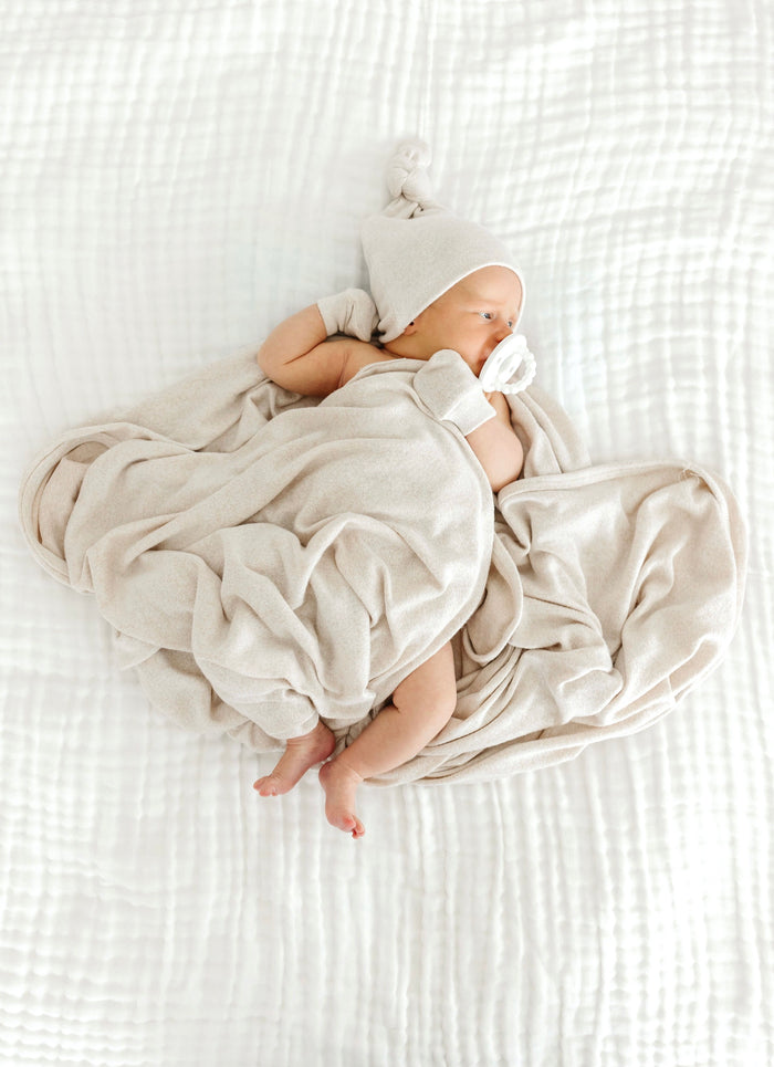 Dakota Plush Knit Newborn Hat Bundle