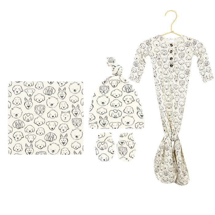 Dane Newborn Hat Bundle (Gown)