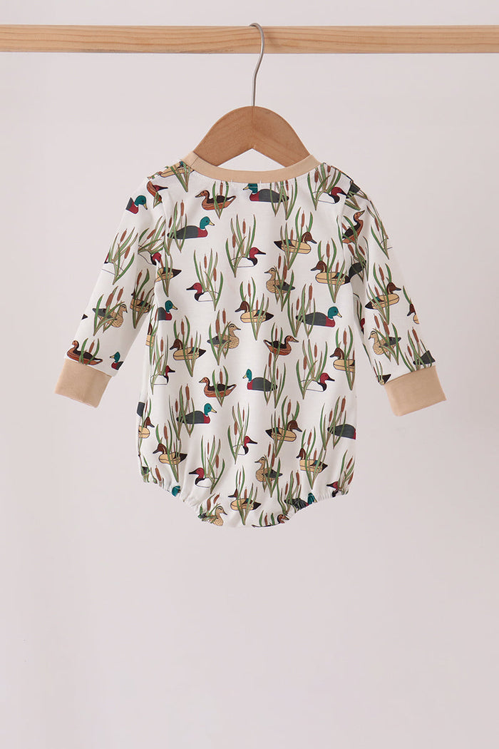 Duck embroidery bubble