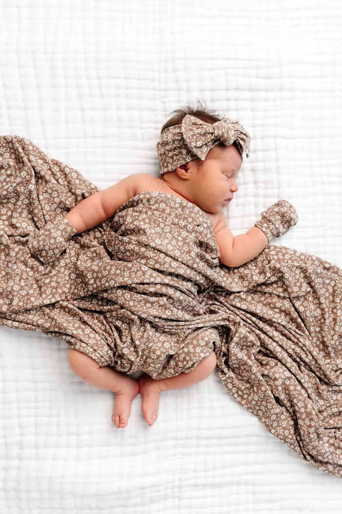 Eden Newborn Headband Bundle + Knotted Gown