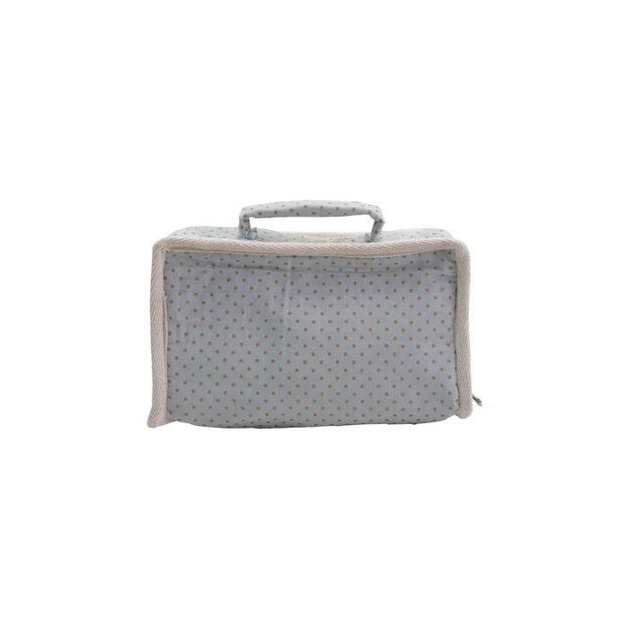 Fabric Suitcase Bed with Plush Bear & Outfits