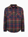 Giacca imbottita e foderata uomo blu fantasia tartan diagonale - Gallo 1927 - Official Online Shop