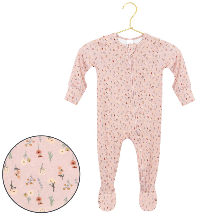 Girl - Zipper Footies