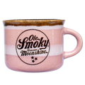 GLAZED MINI MUG - PINK/BROWN