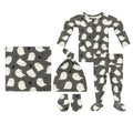 Happy Ghost Newborn Hat Bundle + Top + Bottoms