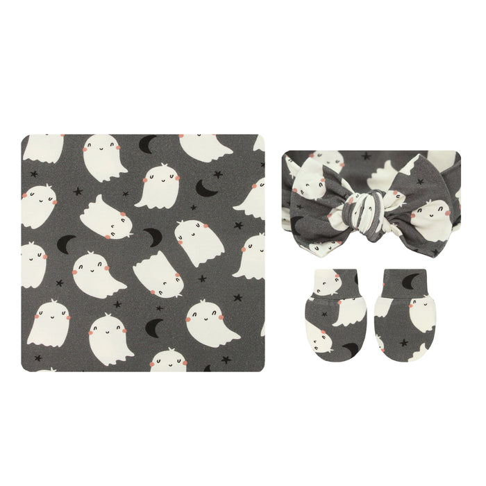 Happy Ghost Newborn Headband Bundle