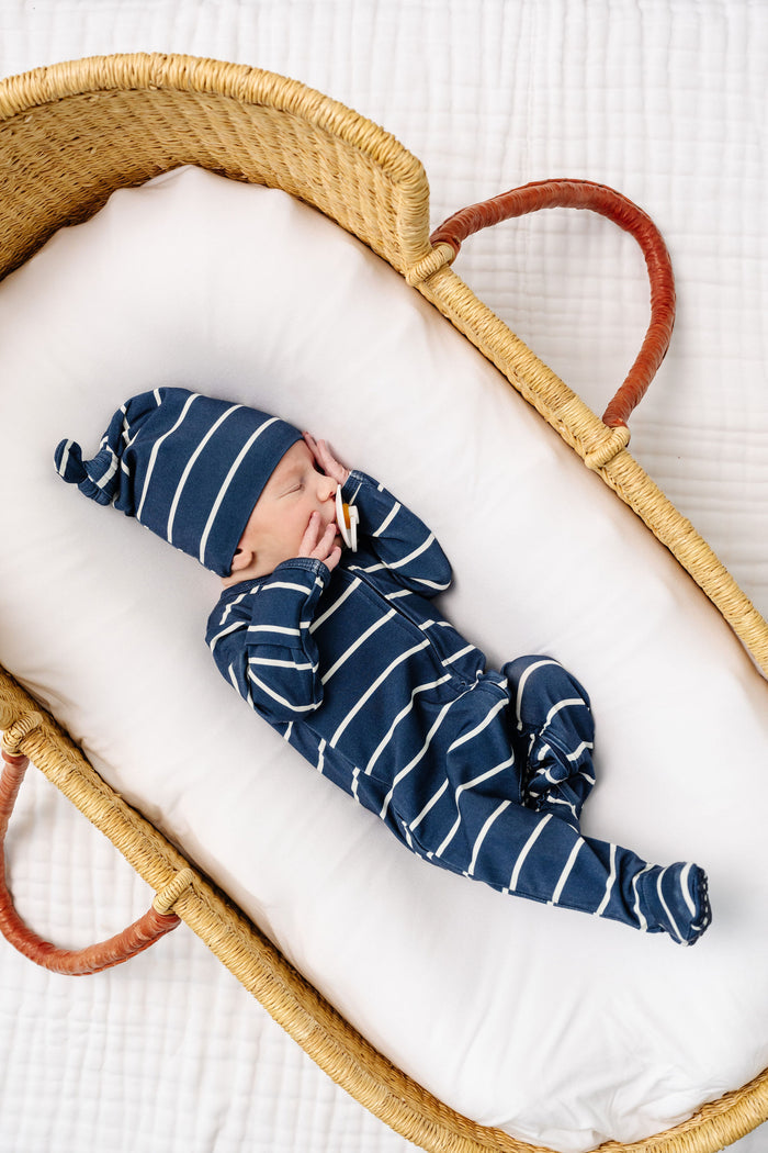 Hayes Newborn Hat Bundle + Zipper Footie