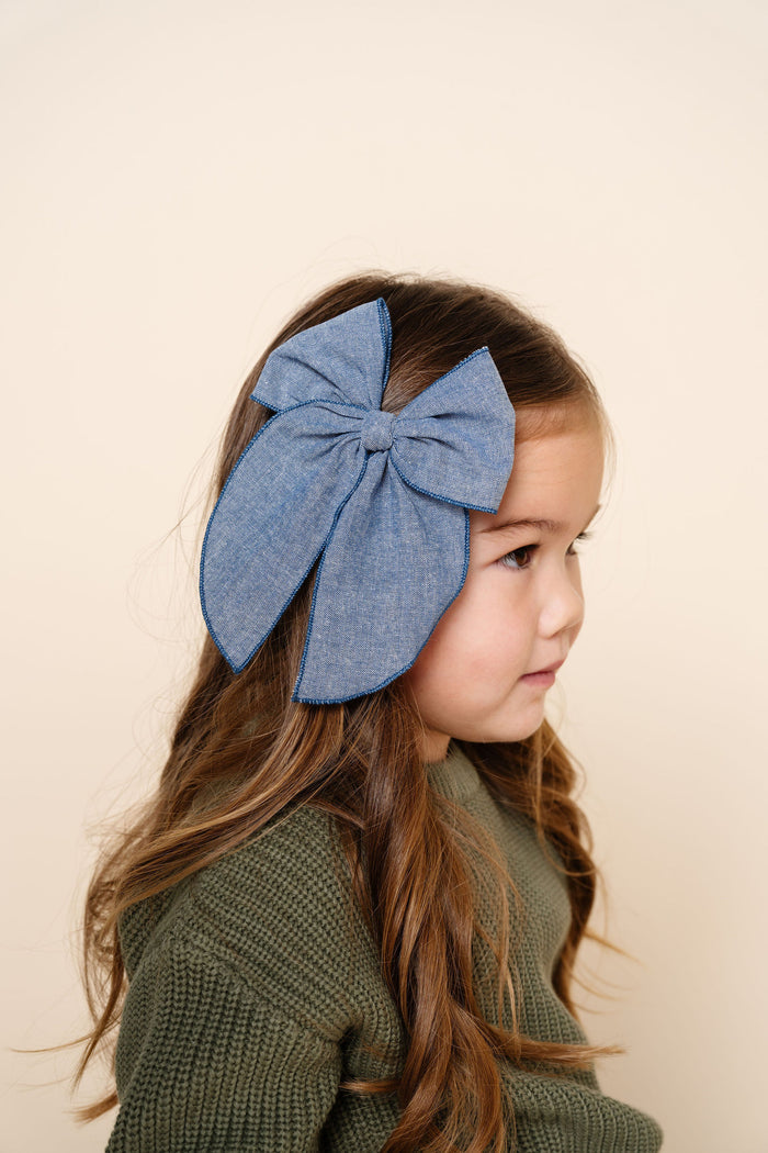 Heirloom Bow - Denim