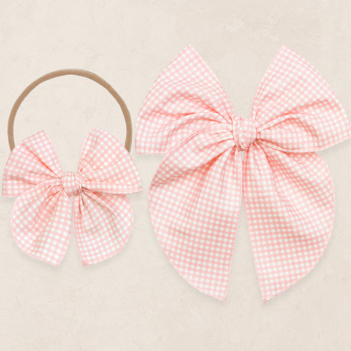 Heirloom Bow - Petal Gingham